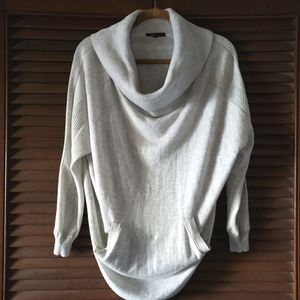 Fate Women's Gray Cowl Neck Sweater